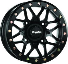 Cargar imagen en el visor de la galería, DragonFire Racing Typhon Wheel 15X10 4/156 5+5 +0 Machined Black