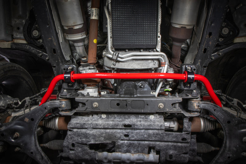 UMI Performance 21-24 Ford F-150 1 3/8in Solid Front Sway Bar - Red