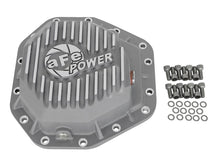 Cargar imagen en el visor de la galería, aFe Power Street Ser Rear Diff Cover Raw w/Mach Fin 2017 Ford Diesel Trucks V8-6.7L(td) Dana M275-14