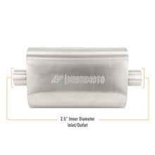 Cargar imagen en el visor de la galería, Mishimoto Universal Muffler with 2.5in Center Inlet/Outlet - Brushed