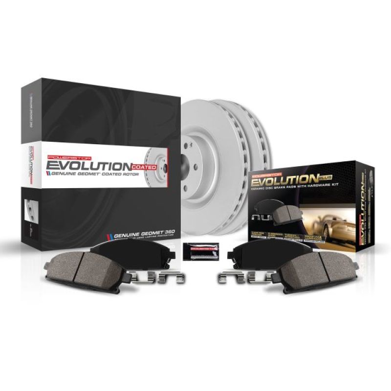 Power Stop 99-04 Acura RL Front Z17 Evolution Geomet Coated Brake Kit