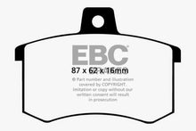Cargar imagen en el visor de la galería, EBC 91-95 Alfa Romeo 164 2.0 Turbo Ultimax2 Rear Brake Pads