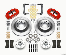 Cargar imagen en el visor de la galería, Wilwood Narrow Superlite 6R Front Hub &amp; 1PC Rtr Kit 12.88in-Red 79-81 Camaro