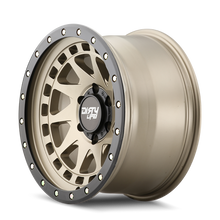 Cargar imagen en el visor de la galería, Dirty Life 9311 Enigma Pro 17x9/5x127 BP/-12mm Offset/71.5mm Hub Satin Gold Wheel - Beadlock