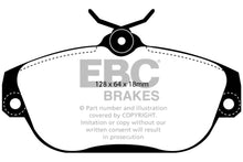 Cargar imagen en el visor de la galería, EBC 91-93 Volvo 740 2.3 (ABS) (Girling) Ultimax2 Front Brake Pads