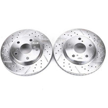 Cargar imagen en el visor de la galería, Power Stop 10-12 Lexus HS250h Front Evolution Drilled &amp; Slotted Rotors - Pair