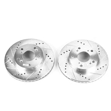 Cargar imagen en el visor de la galería, Power Stop 13-14 Acura ILX Front Evolution Drilled &amp; Slotted Rotors - Pair