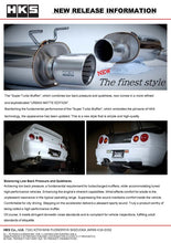 Cargar imagen en el visor de la galería, HKS 99-02 Nissan Skyline GT-R GF-BNR34 RB26DETT URBAN MATTE Edition Super Turbo Muffler