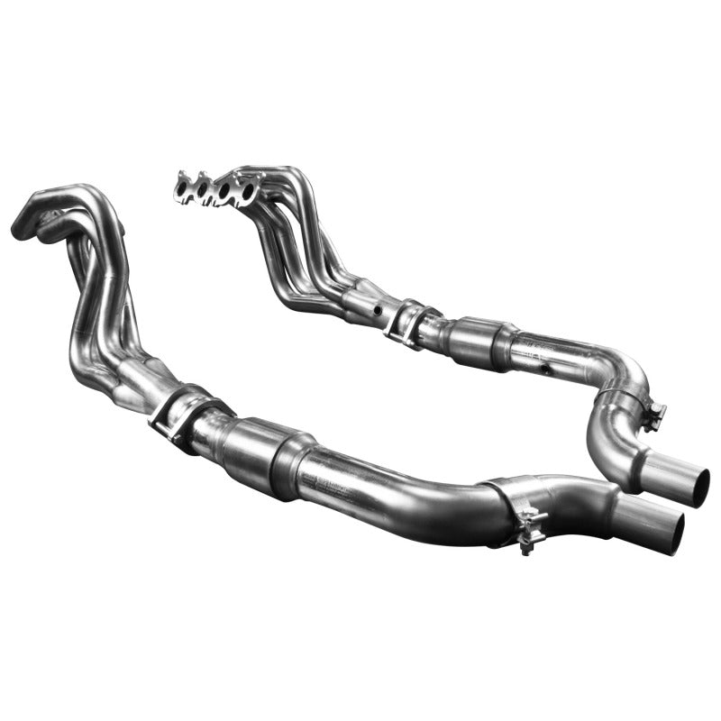 Kooks 15-26 Mustang GT/DH 5.0L 4V 1-7/8 x3  SS Headers w/Ultra Green Catted Conn Pipe/w OEM Adapters