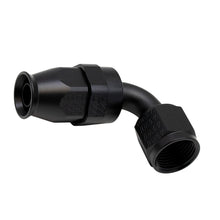 Cargar imagen en el visor de la galería, DeatschWerks 8AN Female Swivel 90-Degree Hose End PTFE (Incl 1 Olive Insert) - Anodized Matte Black