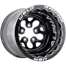 Cargar imagen en el visor de la galería, Weld Alpha-1 15x13 / 5x127 BP / 2in. BS Wheel - Black DBL MTS