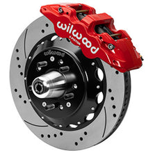 Cargar imagen en el visor de la galería, Wilwood Aero6R/ST Front Big Brake Kit 14in D/S Red Powder Coat 79-88 Chevrolet Monte Carlo