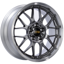 Cargar imagen en el visor de la galería, BBS RS-GT 20x9.5 5x114.3 ET38 Diamond Black Center Diamond Cut Lip Wheel -82mm PFS/Clip Required