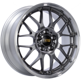 BBS RS-GT 20x9.5 5x114.3 ET38 Diamond Black Center Diamond Cut Lip Wheel -82mm PFS/Clip Required