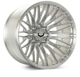 Vossen VFX-04 20x10 - 6x139.7 - ET18 - Super Deep - 78.1 - Brushed Gloss Clear Wheel