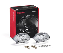 Cargar imagen en el visor de la galería, Brembo OE BMW 16-21 M2/17-18 M3/17-20 M4/14-16 M235i Hydraulic Front X-Style Brake Calipers - Silver