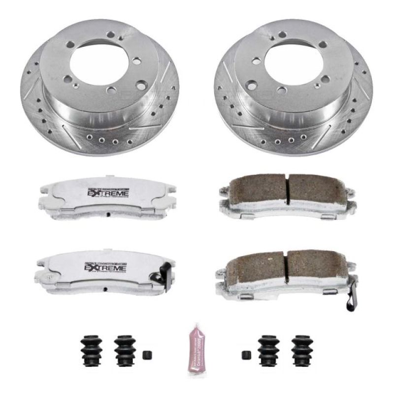 Power Stop 95-05 Chrysler Sebring Rear Z26 Street Warrior Brake Kit