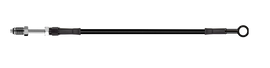 Goodridge 58in Universal Clutch Line w/Black Zinc Fittings & Black Hose - Straight Banjo 7/16 UNF