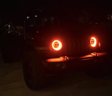 Cargar imagen en el visor de la galería, Oracle Jeep Wrangler JL/Gladiator JT LED Surface Mount Headlight Halo Kit - Amber