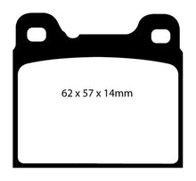 Cargar imagen en el visor de la galería, EBC 91-93 Volvo 740 2.3 (ABS) (Girling) Redstuff Rear Brake Pads