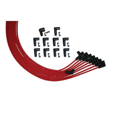 Cargar imagen en el visor de la galería, Moroso V8 Universal 90 Deg Plug HEI Distributor Ultra Spark Plug Wire Set - Red