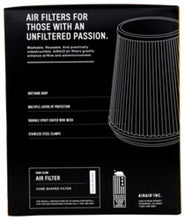 Cargar imagen en el visor de la galería, Airaid Universal Air Filter - Cone 6in Flange x 7in Base x 4-3/8in Top x 7in Height - Synthamax