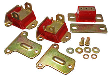 Load image into Gallery viewer, Energy Suspension 69-72 Camaro/70-73 Monte Carlo Red Complete Motor &amp; Trans Mount Set Zinc Finish