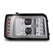 Cargar imagen en el visor de la galería, AlphaRex Projector Headlights, Chrome w/ Activation Light, Sequential Signal