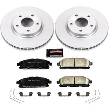 Cargar imagen en el visor de la galería, Power Stop 11-17 Nissan Quest Front Z17 Evolution Geomet Coated Brake Kit