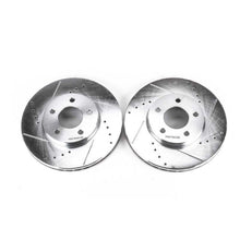 Cargar imagen en el visor de la galería, Power Stop 02-06 Buick Rendezvous Front Evolution Drilled &amp; Slotted Rotors - Pair