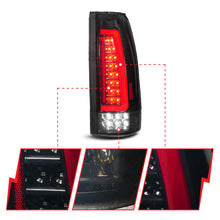 Cargar imagen en el visor de la galería, ANZO 88-99 Chevy/GMC C/K1500/2500/3500 Full LED Light Tube Taillights Black Housing Smoke Lens