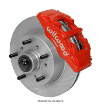 Cargar imagen en el visor de la galería, Wilwood Dynapro 6 Front Kit 11.75 Rotor Red 57-67 Ford F100