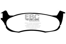 Cargar imagen en el visor de la galería, EBC 00-01 Ford Expedition 4.6 2WD Yellowstuff Rear Brake Pads