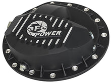 Cargar imagen en el visor de la galería, aFe Power Pro Series Rear Differential Cover Black w/ Machined Fins 99-13 GM Trucks (GM 9.5-14)