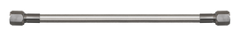 Goodridge 10in Universal Oil Line Assembly w/Clear Fittings