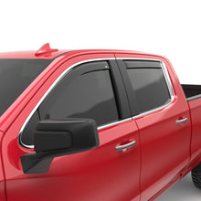 Cargar imagen en el visor de la galería, EGR 2019 Chevy 1500 Double Cab In-Channel Window Visors - Dark Smoke