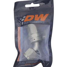 Cargar imagen en el visor de la galería, DeatschWerks 8 AN Female Flare Swivel 60-degree Hose End CPE - Anodized DW Titanium