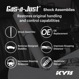 KYB 13-15 Ford Escape Gas-A-Just Monotube Shock - Rear