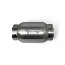 Cargar imagen en el visor de la galería, Ticon Industries 3.5in Inlet/Outlet 5in Body x 12in OAL Titanium Bullet Resonator