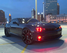Cargar imagen en el visor de la galería, Oracle 14-15 Chevrolet Camaro Non-RS LED Round Style Headlight Halo Kit - Red