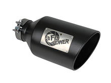 Cargar imagen en el visor de la galería, aFe Power MACH Force-Xp 409 Stainless Steel Clamp-on Exhaust Tip Black