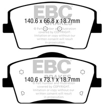 Cargar imagen en el visor de la galería, EBC 2018+ Volvo XC40 T4 Yellowstuff Front Brake Pads