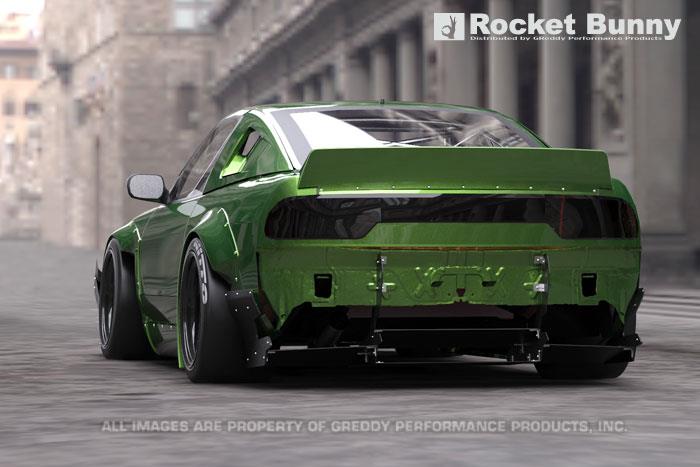 GReddy RPS13 V2 Rocket Bunny Aero Side Skirts Only