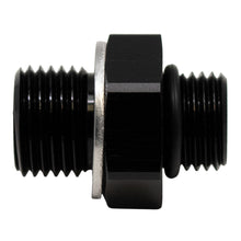 Cargar imagen en el visor de la galería, DeatschWerks 6AN ORB Male to M16 X 1.5 Metric Male (Incl O-Ring and Washer) - Anodized Matte Black