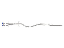 Cargar imagen en el visor de la galería, aFe Takeda 2.5in 304 SS Cat-Back Exhaust System w/ Blue Tips 17-20 Honda Civic Si Sedan I4 1.5L