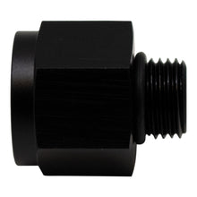 Cargar imagen en el visor de la galería, DeatschWerks 6AN ORB Male to M18 X 1.5 Metric Female (Incl O-Ring) - Anodized Matte Black