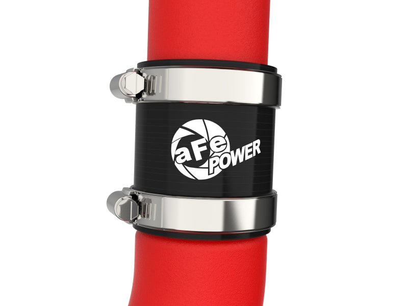 aFe 19-22 Hyundai Veloster N BladeRunner Aluminum Hot & Cold Charge Pipe Kit - Red