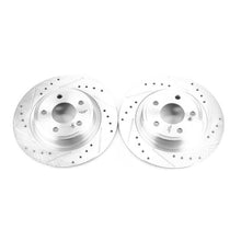 Cargar imagen en el visor de la galería, Power Stop 17-18 Mercedes-Benz SLC300 Rear Evolution Drilled &amp; Slotted Rotors - Pair