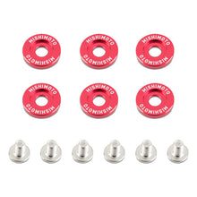 Cargar imagen en el visor de la galería, Mishimoto Large Fender Washer Kit (6pcs) - Red