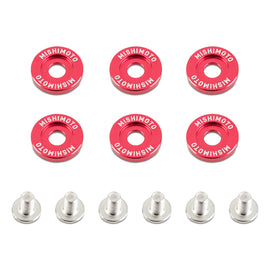Mishimoto Large Fender Washer Kit (6pcs) - Red